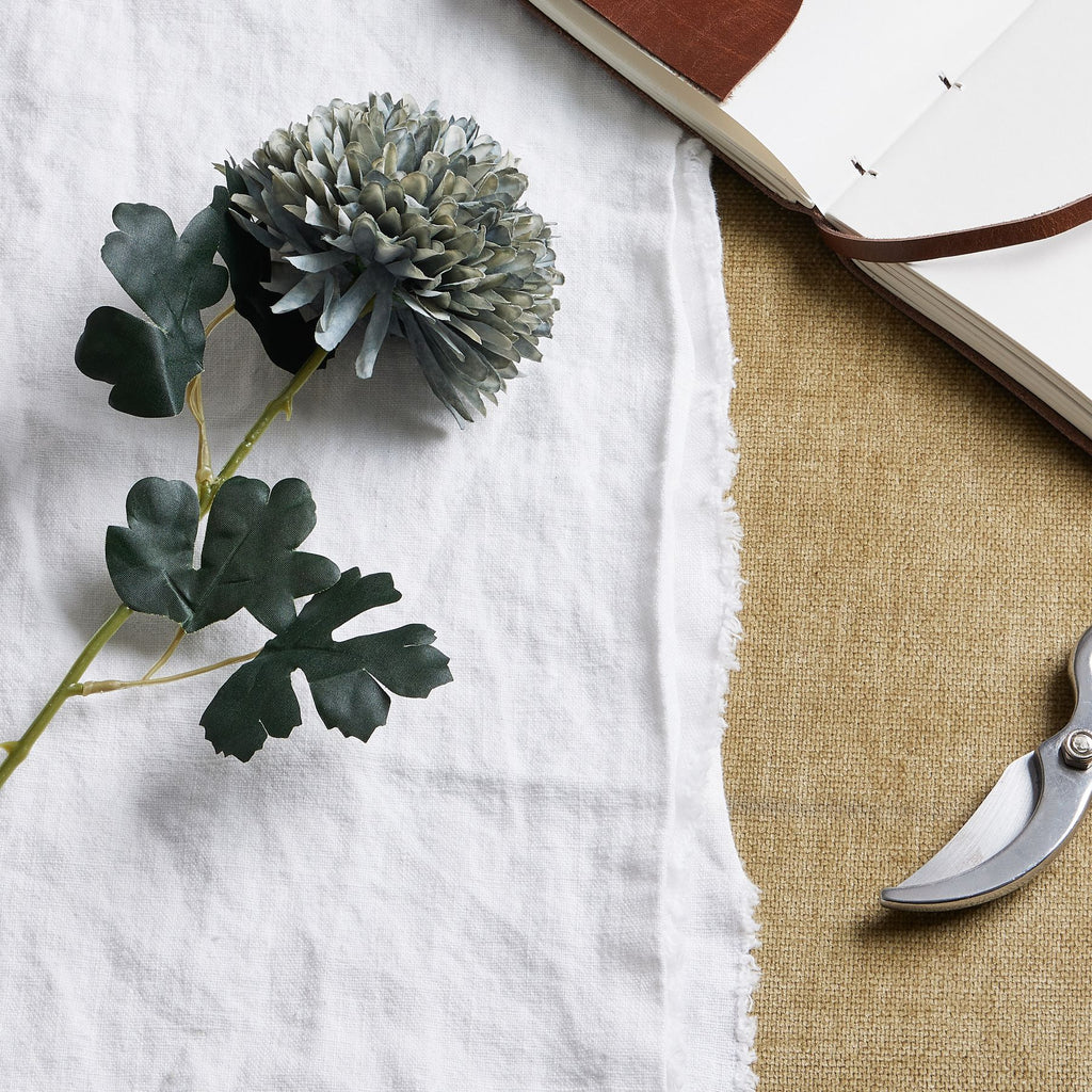 Pale Green Blue Chrysanthemum – alternate view 2