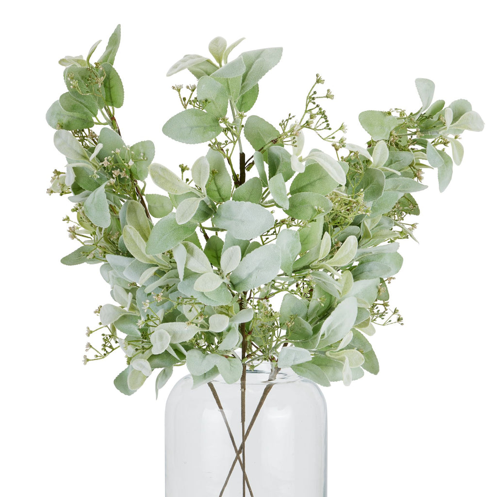 Large Winter Sprig With Lambs Ear And Wax Flower – alternate view 5