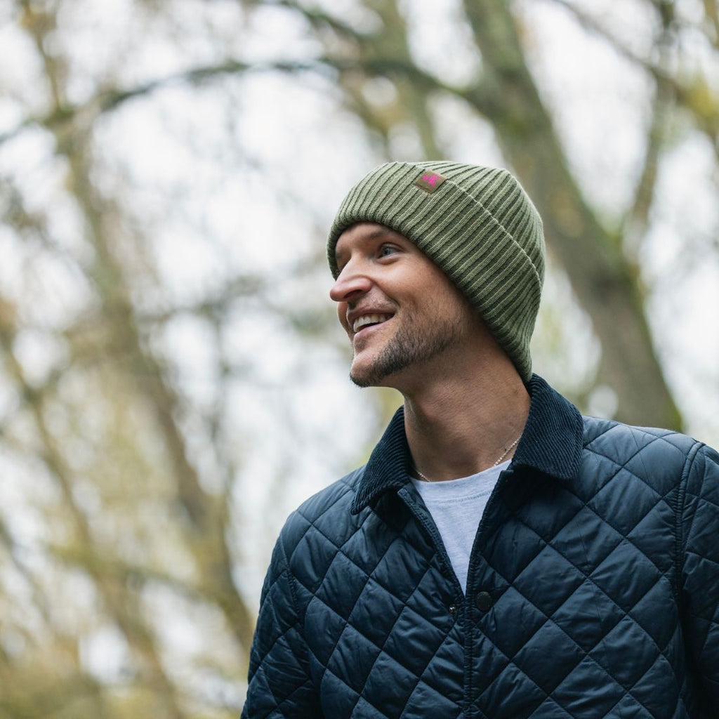 Olive Organic Cotton Beanie