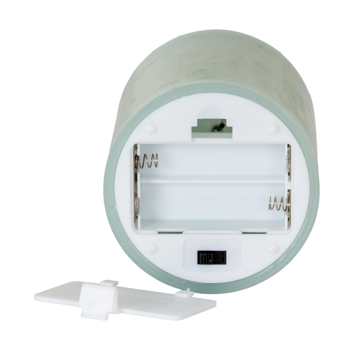 Luxe Collection Melt Effect 6x8 Sage LED Wax Candle – alternate view 3