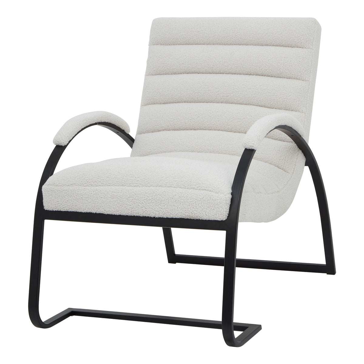 Boucle Ribbed Ark Chair – alternate view 3