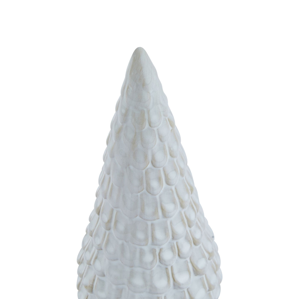 Snowy Ceramic Spruce Tree – alternate view 2