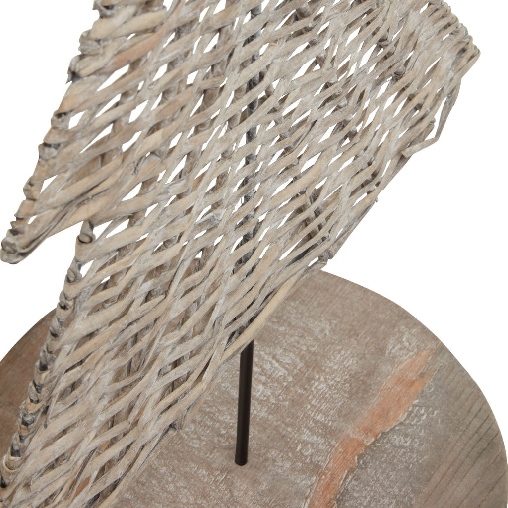 The Noel Collection Wicker Tree Ornament – alternate view 2