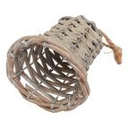 The Noel Collection Small Wicker Bell Decoration – alternate view 2