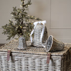 The Noel Collection Small Wicker Bell Decoration – alternate view 4