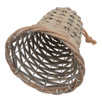 The Noel Collection Medium Wicker Bell Decoration – alternate view 2