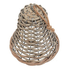 The Noel Collection Medium Wicker Bell Decoration – alternate view 3