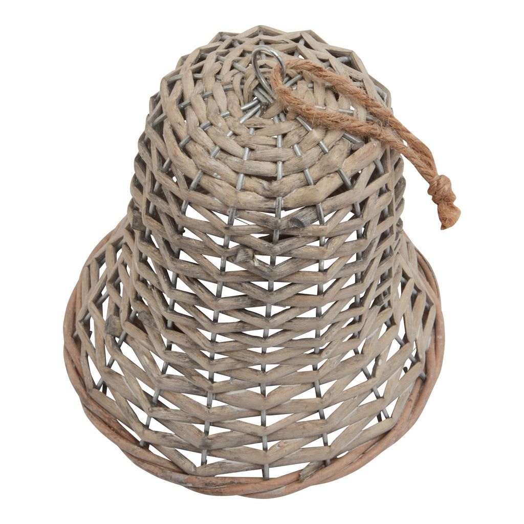 The Noel Collection Large Wicker Bell Decoration – alternate view 2