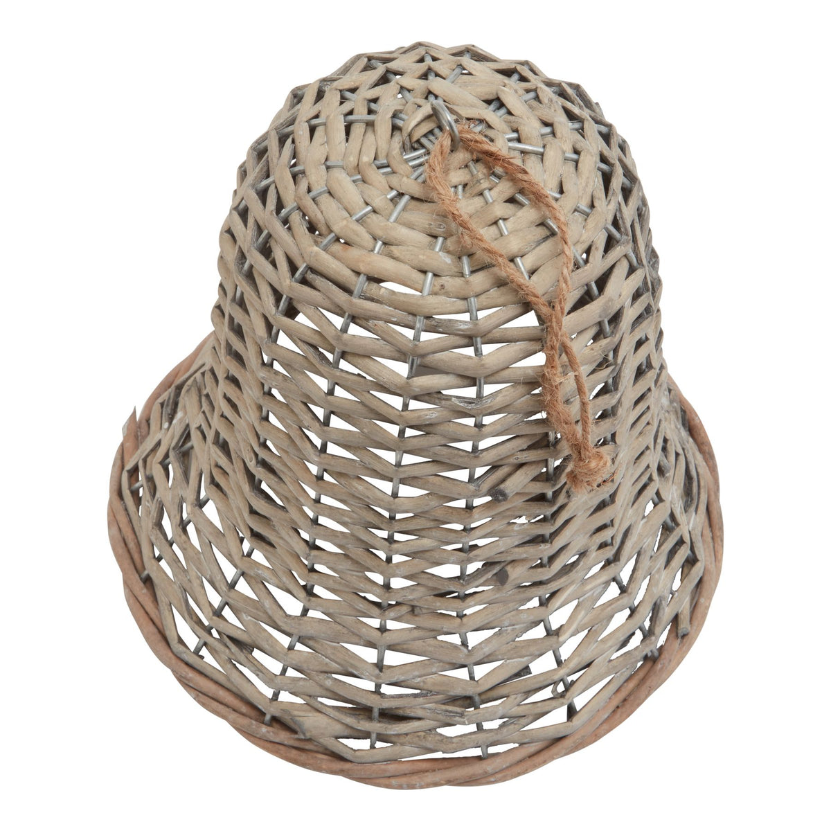 The Noel Collection Extra Large Wicker Bell Decoration – alternate view 3