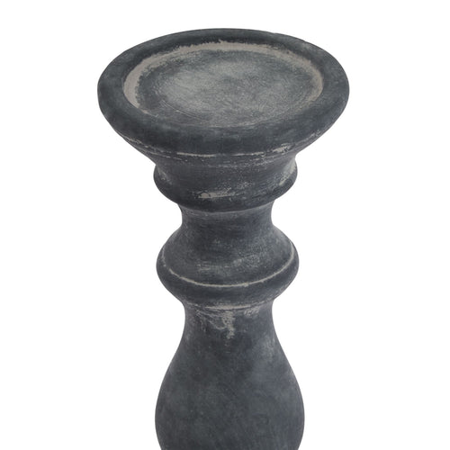 Amalfi Grey Column Candle Holder – alternate view 2