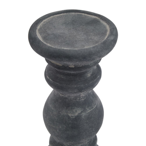 Amalfi Small Grey Column Candle Holder – alternate view 2