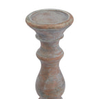 Siena Brown Column Candle Holder – alternate view 2
