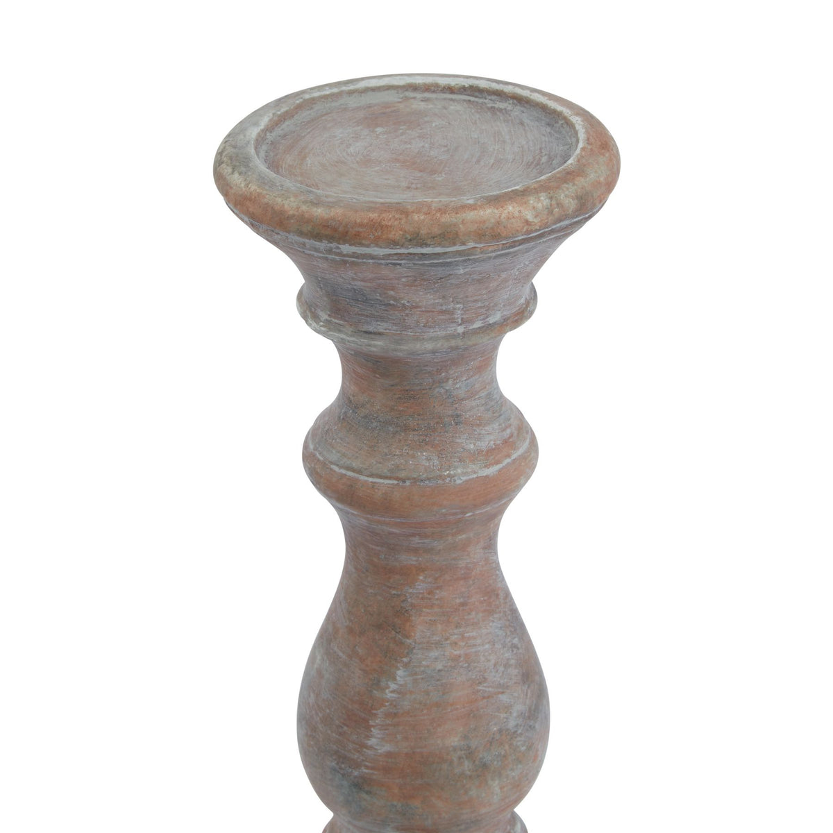 Siena Brown Column Candle Holder – alternate view 2