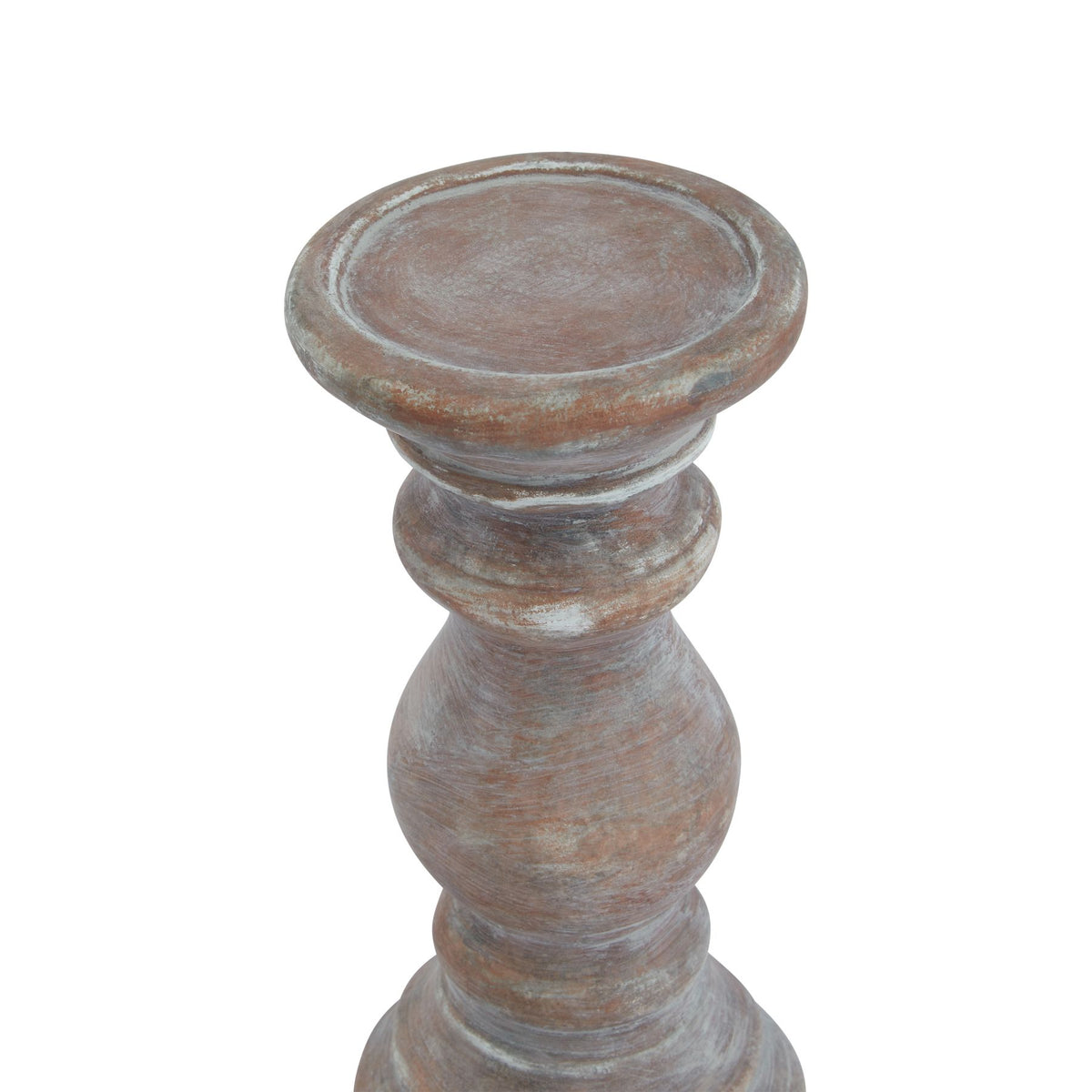 Siena Small Brown Column Candle Holder – alternate view 2