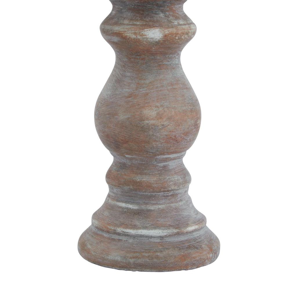Siena Small Brown Column Candle Holder – alternate view 3