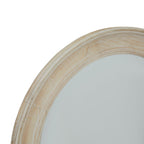 Washed Wood Round Framed Mirror – alternate view 2