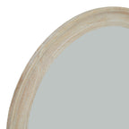 Washed Wood Round Framed Large Mirror – alternate view 2