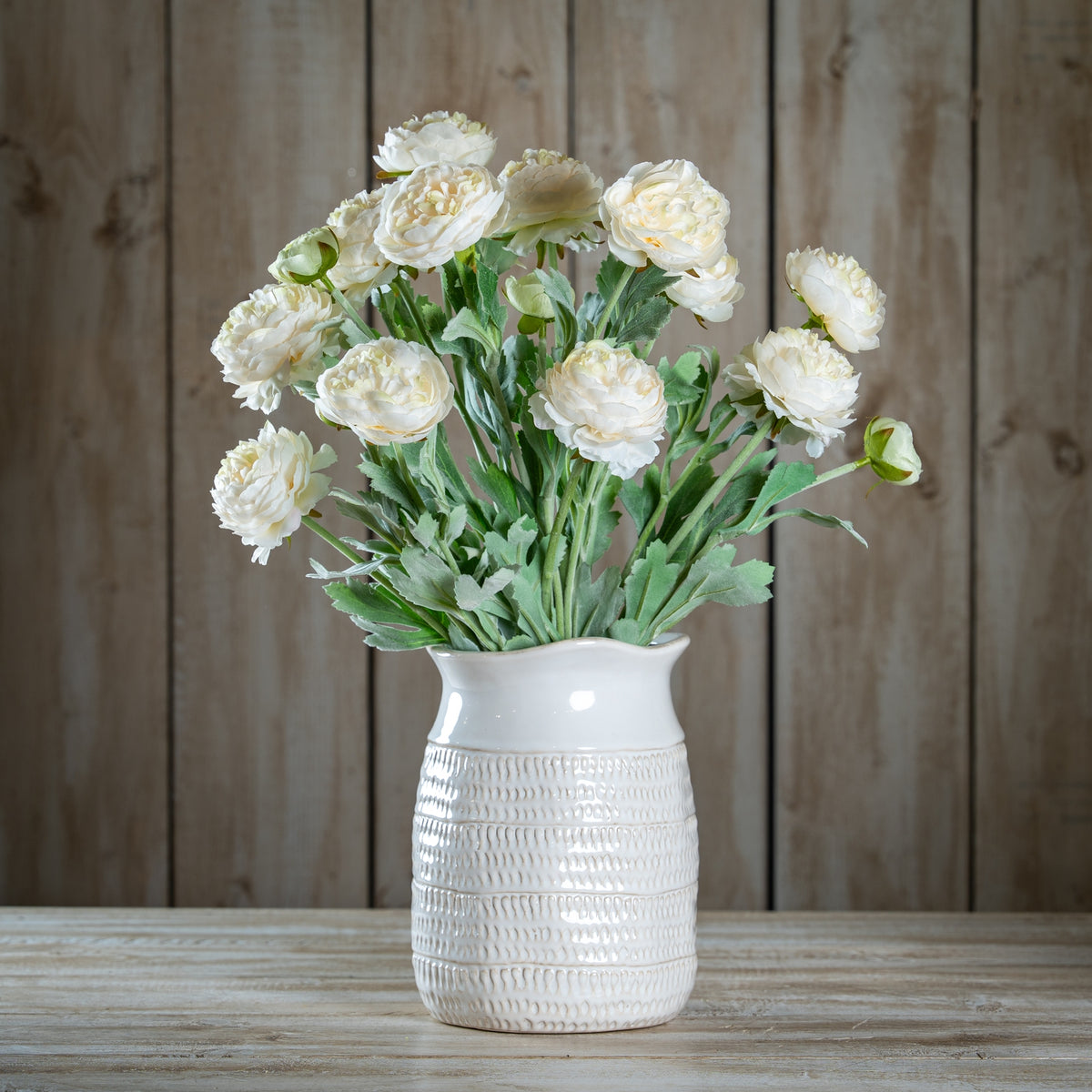 The Natural Garden Collection White Ranunculus – alternate view 2