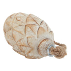 Antique White Wash Small Pine Cone Bauble – alternate view 2