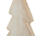 White Wash Collection Wooden Large Patterned Decorative Tree – alternate view 3