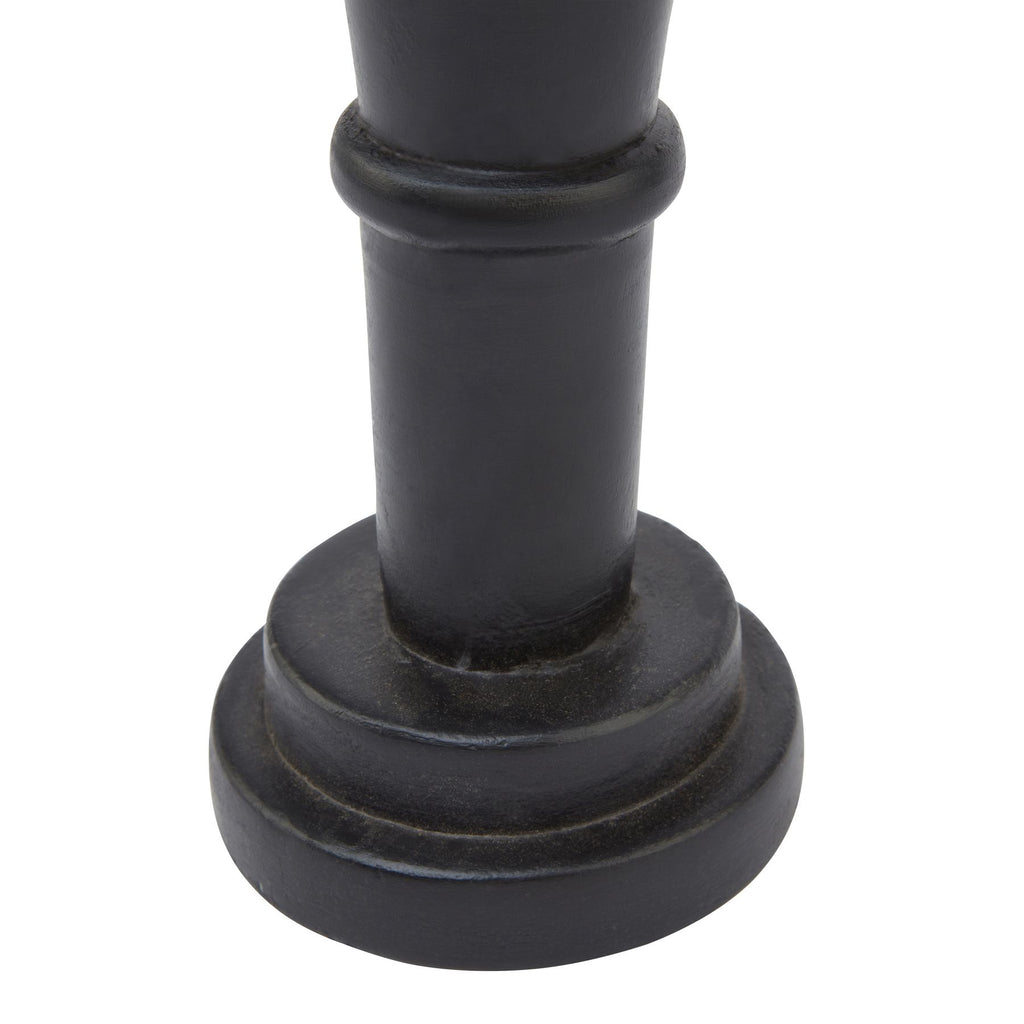Minimalist Black Wooden Nutcracker Decoration – alternate view 4