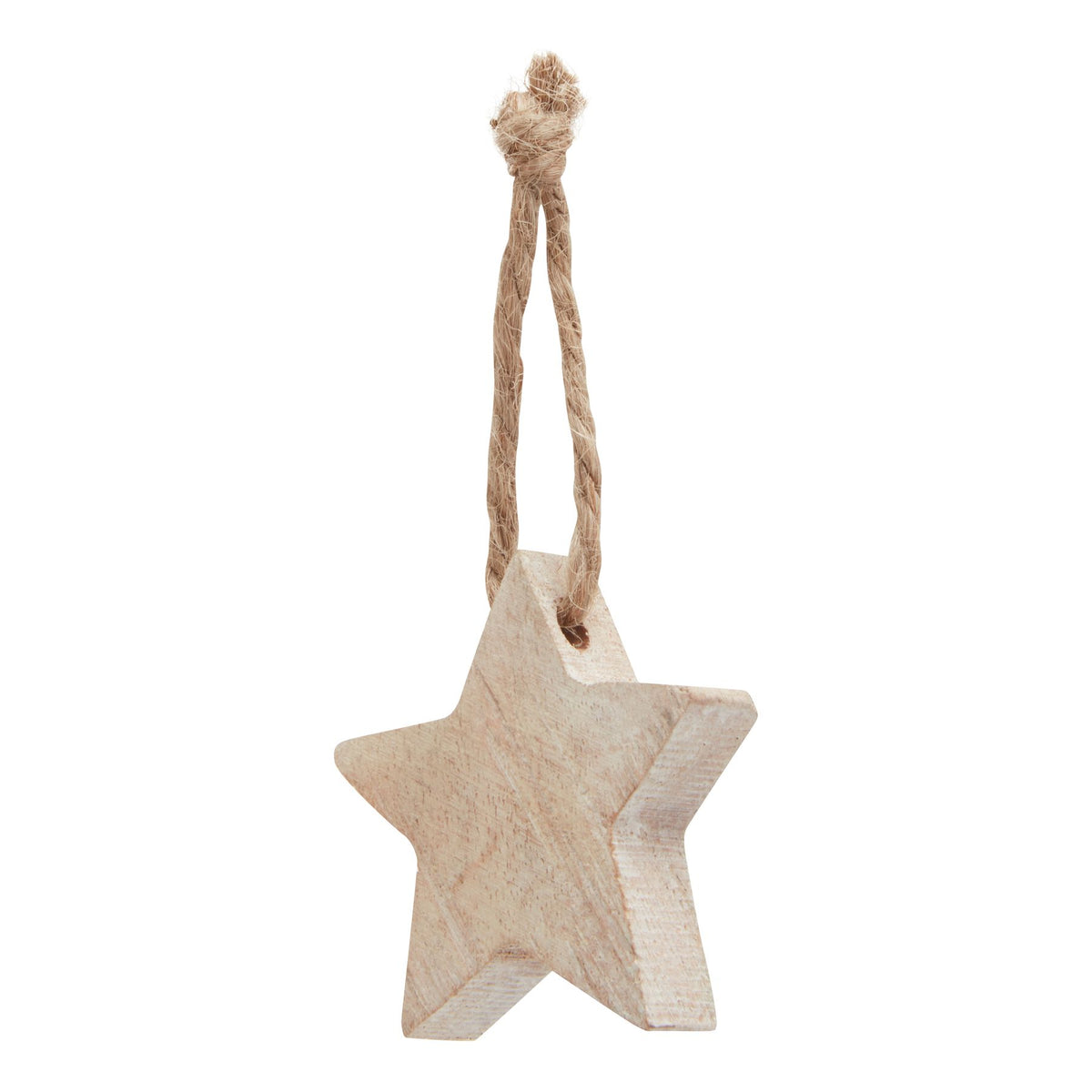 Pack Of 90 Wooden Star Hanging Decorations – alternate view 2