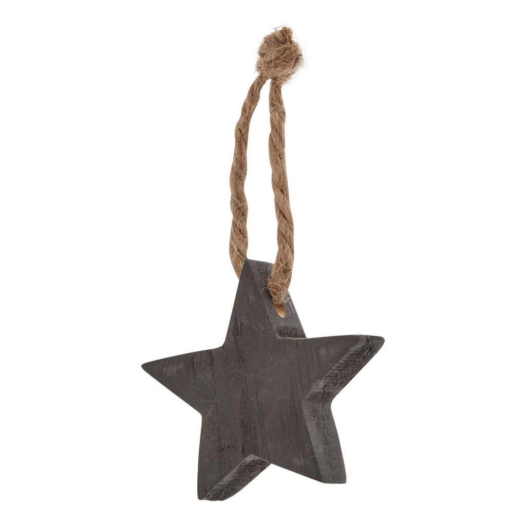 Pack Of 90 Wooden Star Hanging Decorations – alternate view 4