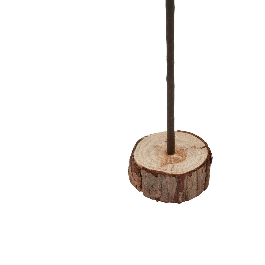 Large Snowy Spindle Tree In Wood Log – alternate view 3