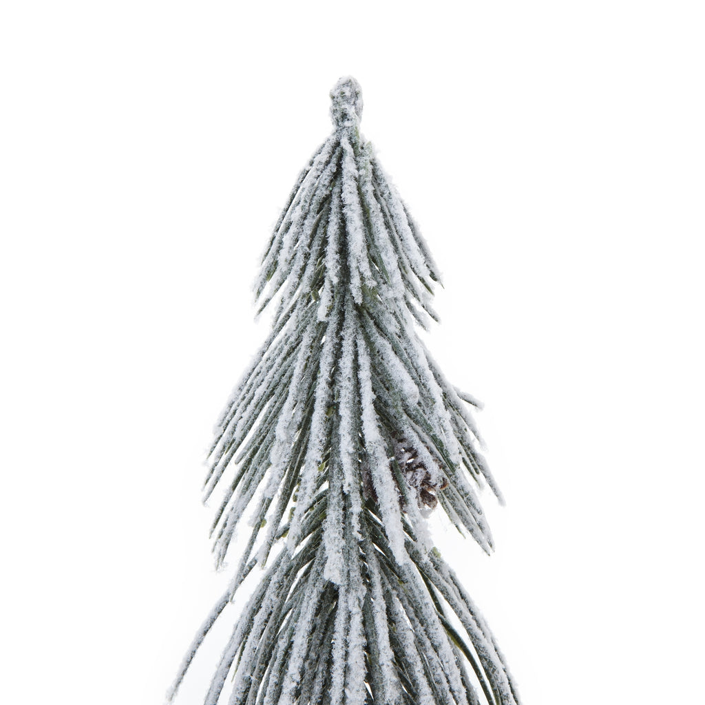 Small Snowy Tree In Wood Log – alternate view 2