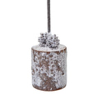 Small Snowy Tree In Wood Log – alternate view 3