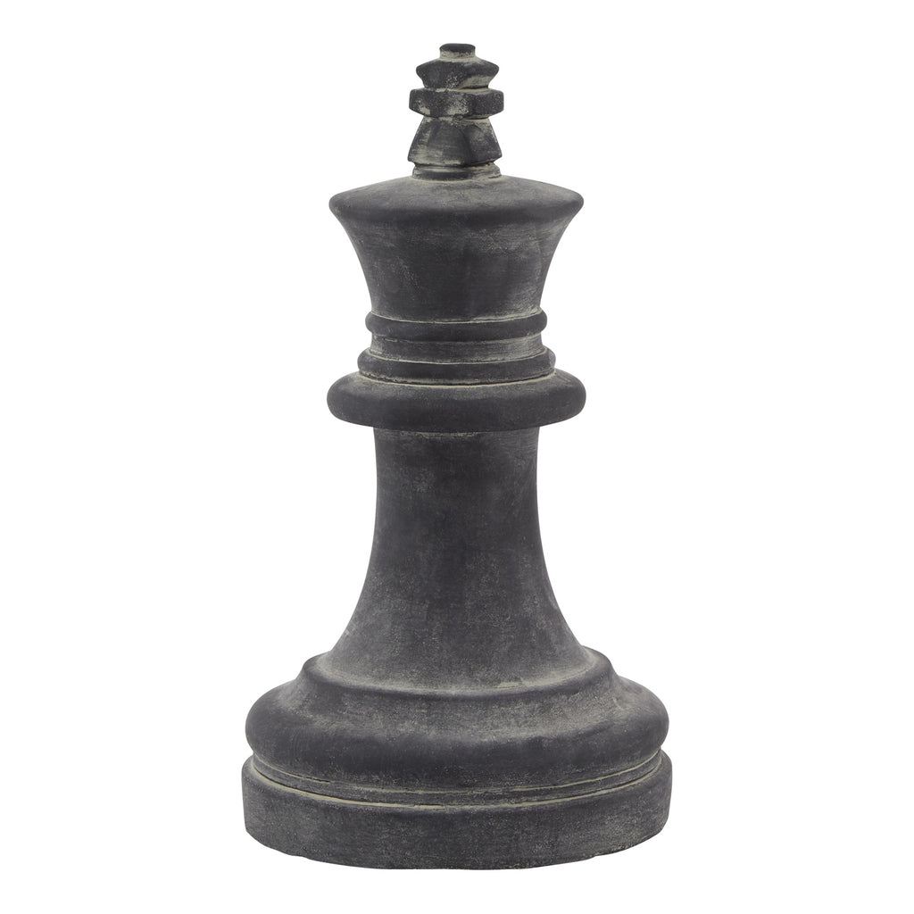 Amalfi Grey King Chess Piece – alternate view 2