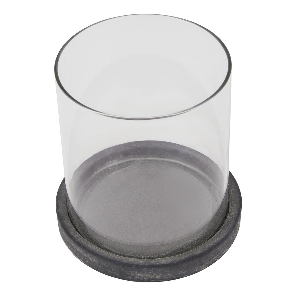 Amalfi Grey Hurricane Lantern – alternate view 2