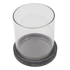 Amalfi Grey Hurricane Lantern – alternate view 2