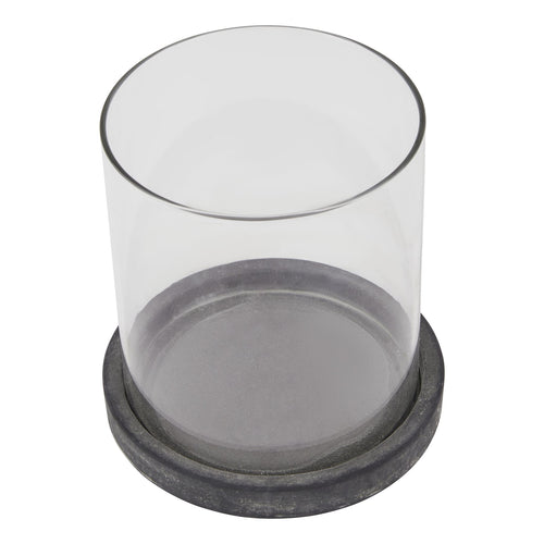 Amalfi Grey Hurricane Lantern – alternate view 2
