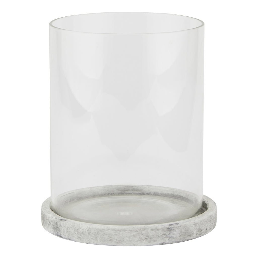 Athena Stone Large Hurricane Lantern – alternate view 2