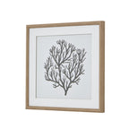 Atol Coral Art Mounted In Beaded Frame – alternate view 2