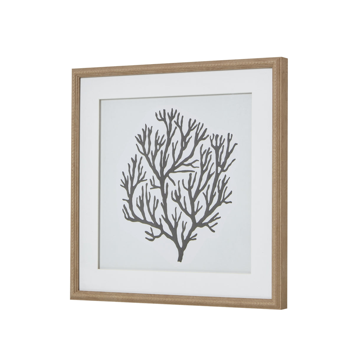 Atol Coral Art Mounted In Beaded Frame – alternate view 2