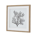 Reef Coral Art Mounted In Beaded Frame – alternate view 2