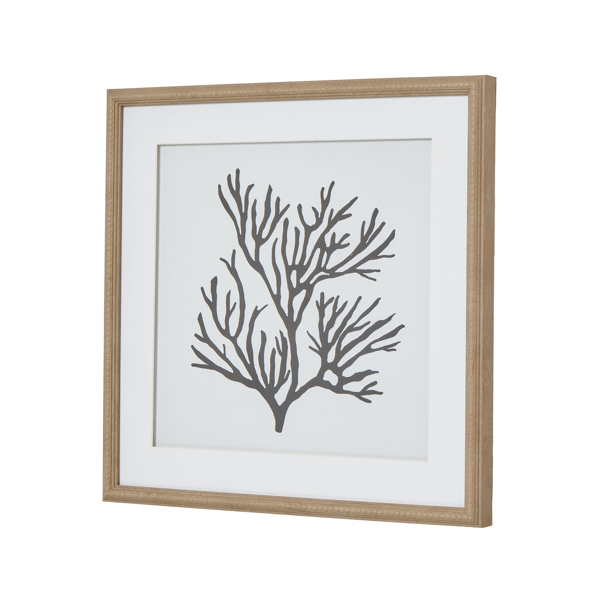 Reef Coral Art Mounted In Beaded Frame – alternate view 2