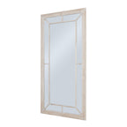 Large Washed Wood Framed Window Mirror – alternate view 2