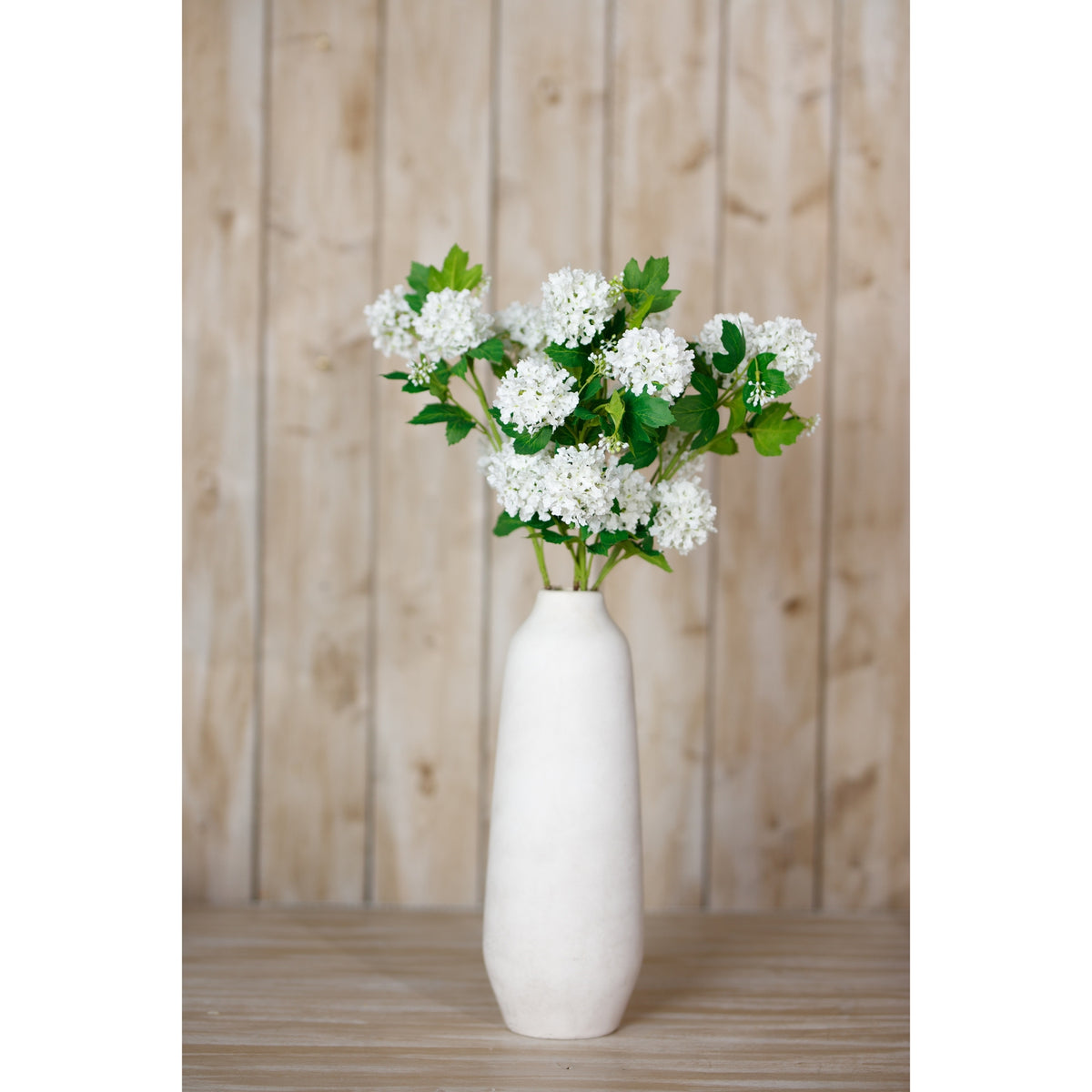 Cream Snowball Viburnum Spray – alternate view 4