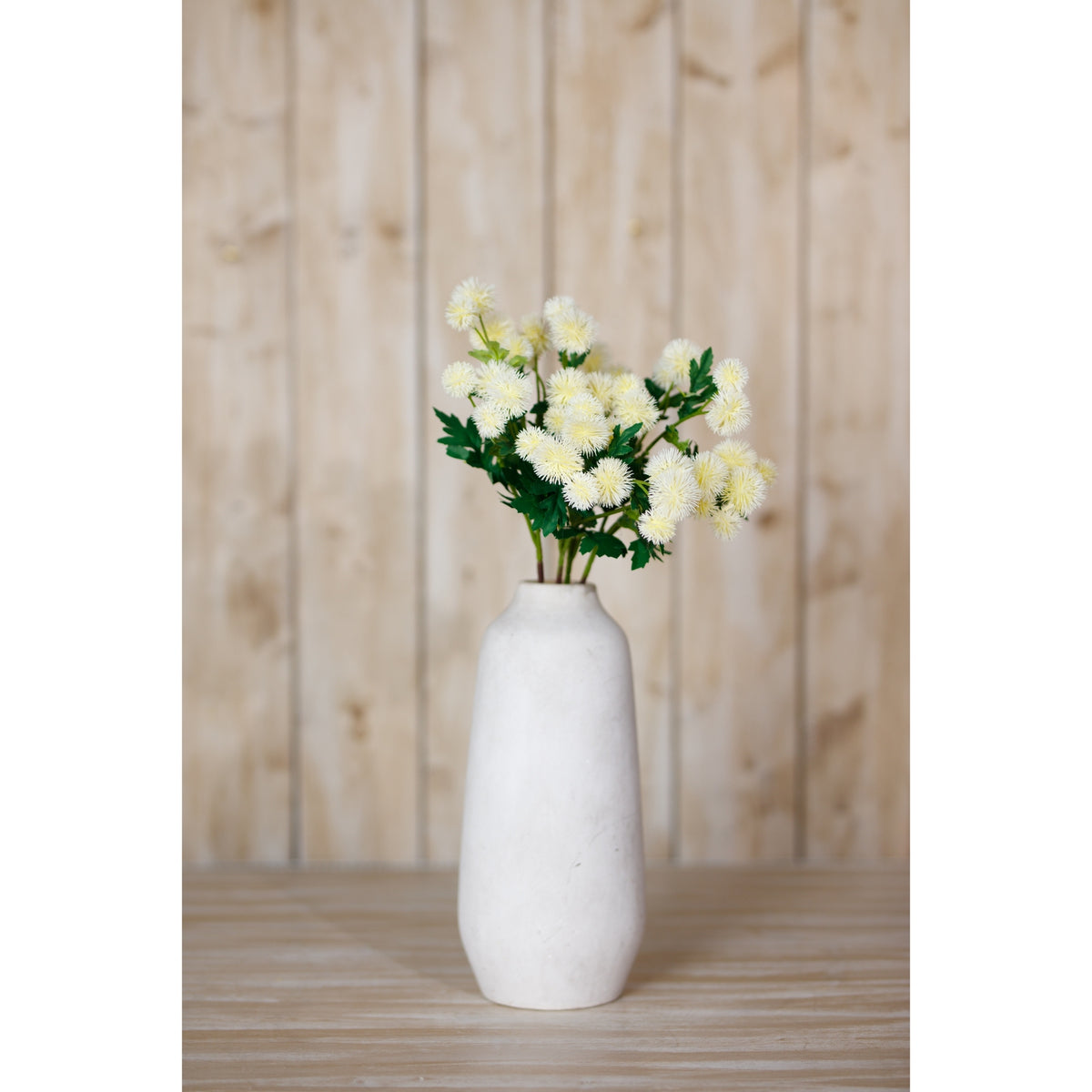 Cream Globe Thistle Spray – alternate view 4