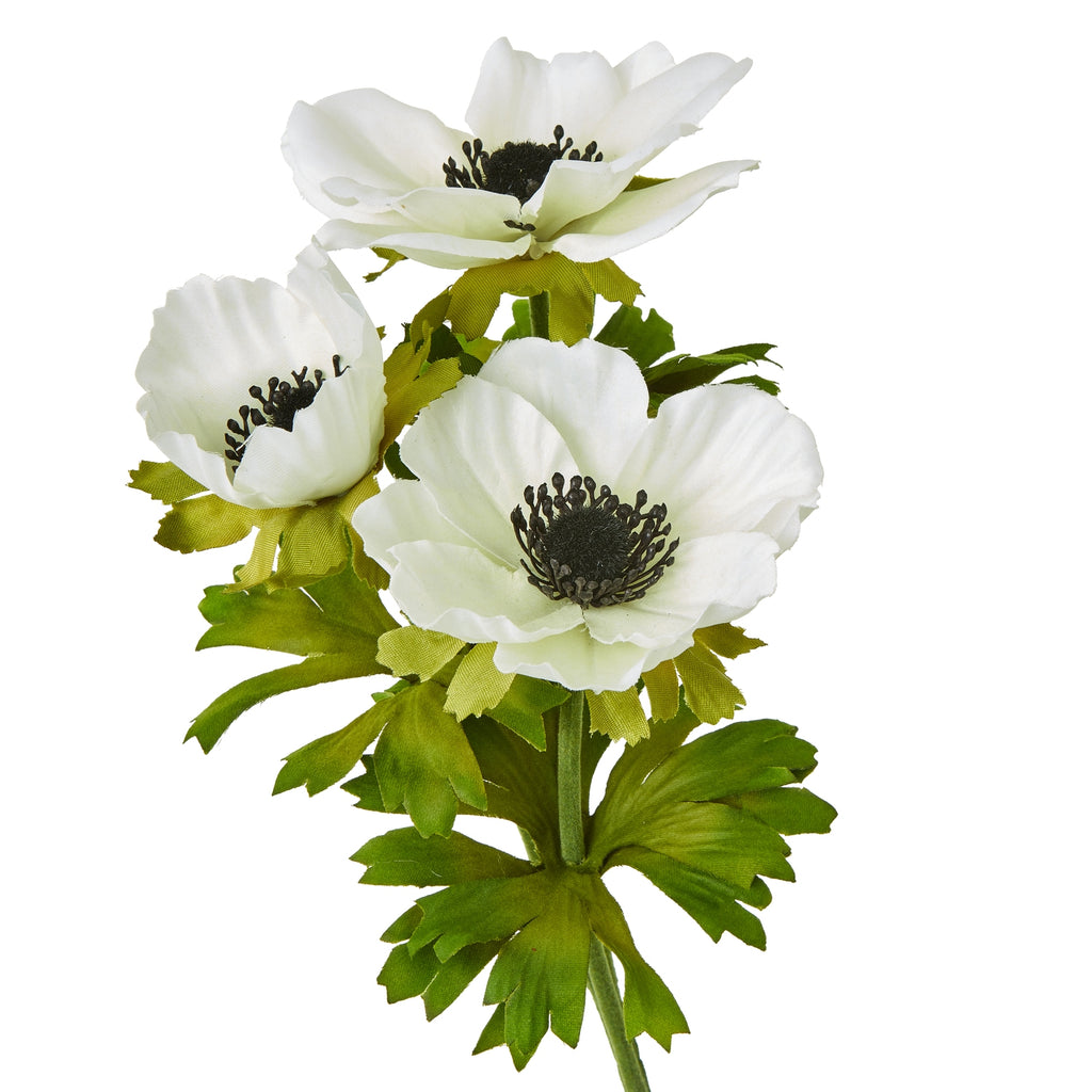 White Anemone Spray – alternate view 2