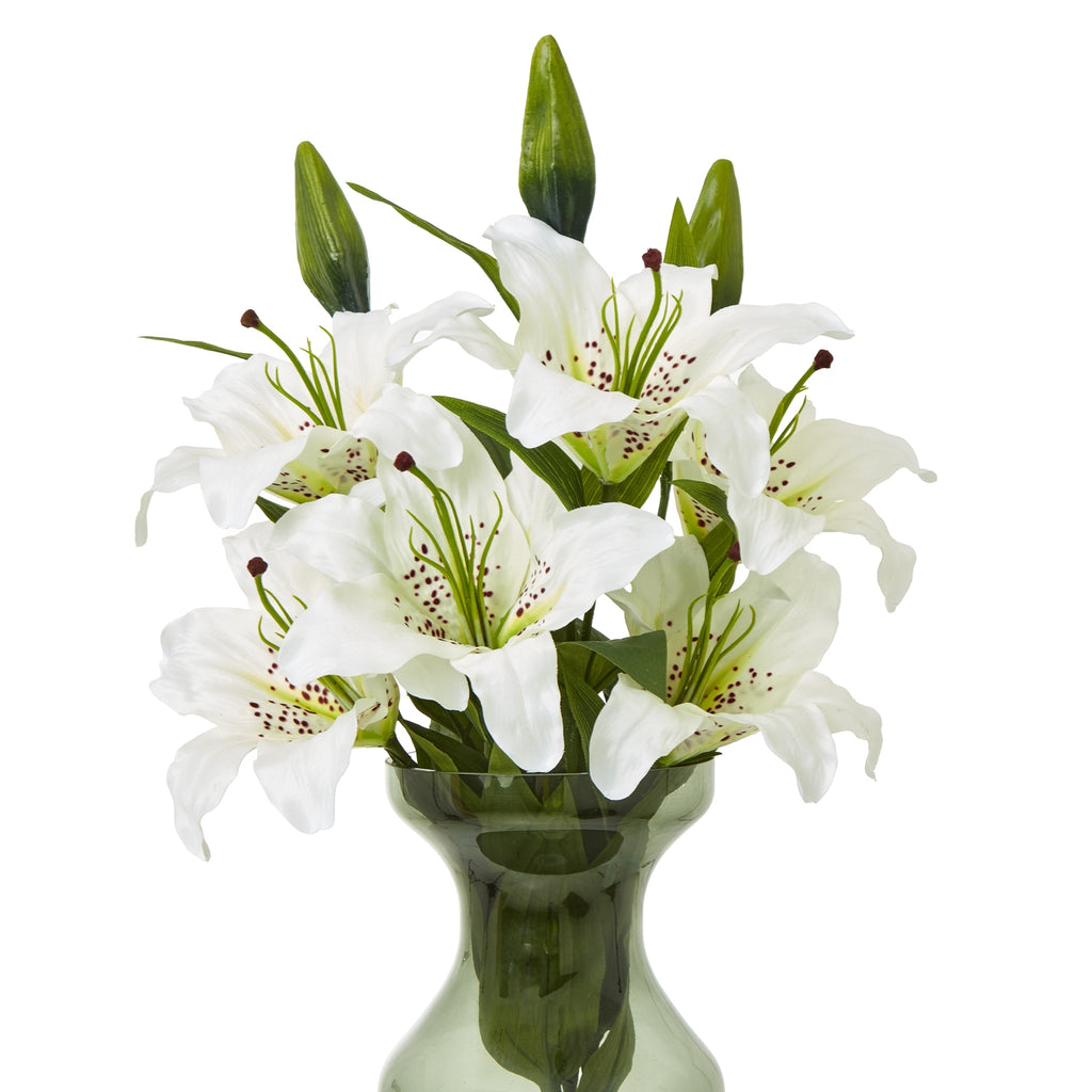 White Madonna Lily Spray – alternate view 3