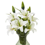 White Madonna Lily Spray – alternate view 3