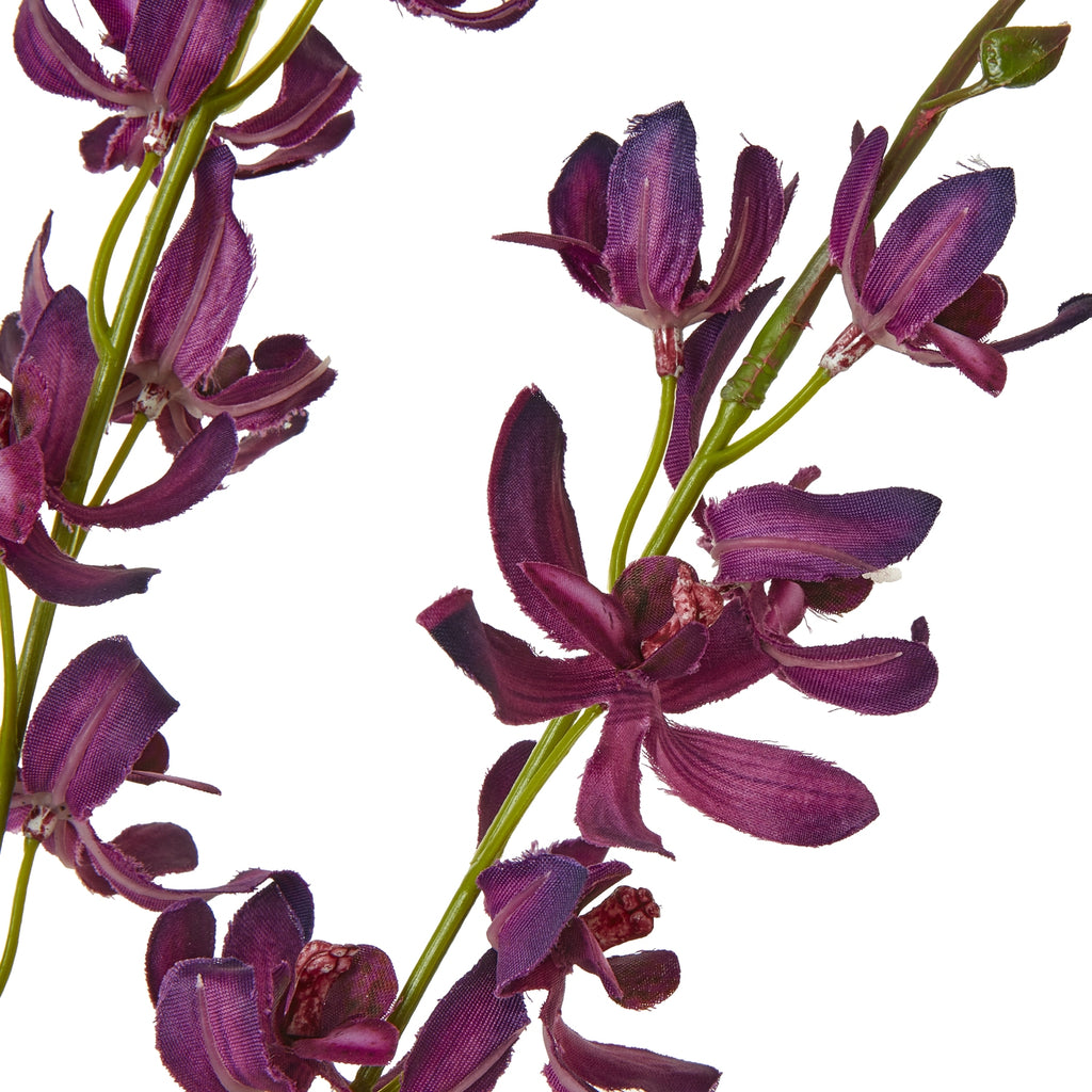 Purple Cymbidium Spray – alternate view 2