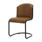 Billy Leather Curved Dining Chair – alternate view 2
