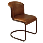 Billy Leather Curved Dining Chair – alternate view 3
