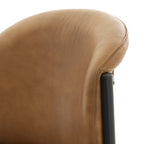 Billy Leather Curved Dining Chair – alternate view 4