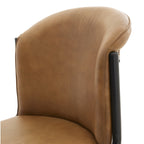 Billy Leather Curved Dining Chair – alternate view 5